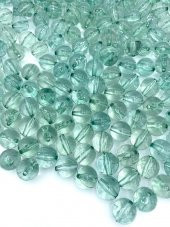 14mm Şeffaf Turkuaz,Su Yeşili Akrilik Boncuk,Çanta Boncuğu (100gr,~60 Adet) - 1