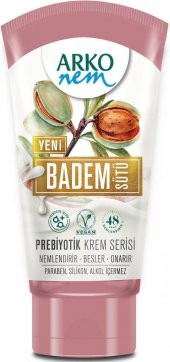 Arko Nem Badem Sütü Özlü Prebiyotik Tüp Krem 60 Ml - 2