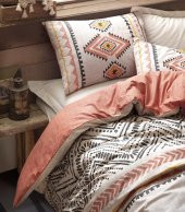 Cotton Box Etnich Nevresim Takımı Çift Kişilik Felix Kiremit thumbnail 2