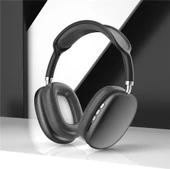 Technow P9 Air Max Kablosuz Bluetooth Wireless 5.0 Müzik Spor Kulaklık Mavi - 2