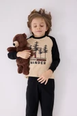 Roly Poly 3450 Erkek Çocuk Çam Apaç Uzun Kol Pijama Takım - 3