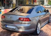 Volkswagen Passat B8 Spoiler Parlak Siyah Boyalı İthal Ürün Plastik - 2