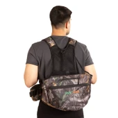 Hunthink VestPack Orman Kamuflaj Çantalı Avcı Yeleği - 11