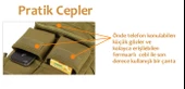 Protector Plus Çok Gözlü Postacı Çanta (Haki) - 5