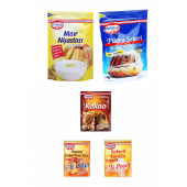 Dr. Oetker Kurabiye Malzeme Paketi-2 (Mısır Nişastası Pudra Şekeri Vanilya Kakao Kabartma Tozu) - 1