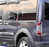 Ford Connect Krom Sürgü Kapı Çıtası Nikelajı 2 parça 2002-2014 Arası Paslanmaz Çelik - 3