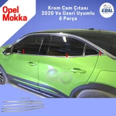 Opel Mokka Krom Cam Çıtası 6 Parça 2020 ve Üzeri Paslanmaz Çelik - 2
