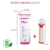 Moon Star Mlock Vakumlu Saklama kabı 4,5 LT+ Pompa-MVB-191 - 2