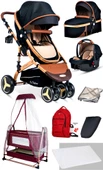 Baby Home 945 Travel Sistem Bebek Arabası Ve 505 Bebek Sepeti Anne Yanı Beşik - 3