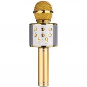 Wster Ws-858 Gold Bluetoot Karaoke Mikrofon - 1