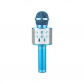 Wster Ws-858 mavi Bluetooth Karaoke Mikrofon - 1