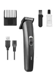Şarjlı Saç Sakal Tıraş Makinesi – Keskin Bıçaklı, LED Göstergeli, Ayarlanabilir Taraklı Traş Makinası thumbnail 1