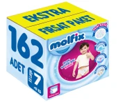 Molfix Külot Bebek Bezi Beden:7 (19+KG) XX Large 162 Adet Ekstra Fırsat Pk - 1
