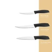 Schafer Quick Chef Bıçak Seti 10 Parça-Siyah - 2