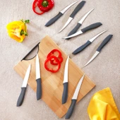 Schafer Quick Chef Bıçak Seti 10 Parça-Gri - 1