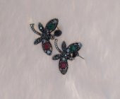 Hdmarketim Vintage Kelebek Hürrem Sultan Otantik Sallantılı Küpe thumbnail 1