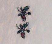 Hdmarketim Vintage Kelebek Hürrem Sultan Otantik Sallantılı Küpe thumbnail 2