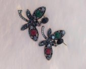 Hdmarketim Vintage Kelebek Hürrem Sultan Otantik Sallantılı Küpe thumbnail 3