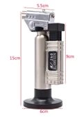 Metal Kasa Torch Pürmüz Çakmak 1300 Derece Isı Tabancası  Aşcı Pürmüzü Tıbbi Diş Pürmüzü  BS-261 - 6