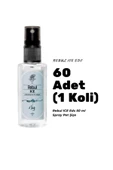 Rebul ICE Edc 50ml Spray Pet Şişe 60 Adet (1 koli) ICE Kokulu Kolonya - 1
