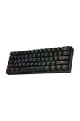 REDRAGON K530-RGB-PRO RGB BROWN SWITCH KABLOSUZ MEKANİK Q GAMİNG KLAVYE SİYAH - 4