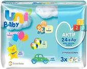 Uni Baby Islak Havlu Aktif / Oyna & Öğren 52 Yaprak (36 Lı Set) 1872 Yaprak (12PK*3) thumbnail 2