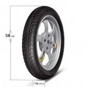 Mini Stepne 4*100 (Yedek) Lastik Ücretsiz Kargo thumbnail 2