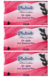 Platonik Pudralı Kalıp Ağda 400 Gr.-Pembe 3lü - 1