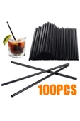 Körüksüz Pipet (Siyah) 100 Adet - 1