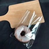 Parlak Bantsız Şeffaf Jelatin - Kurabiye Aksesuar Poşeti 8x17cm 500Gr 500 Adet - 7