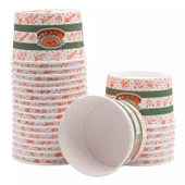 Kapaklı Karton Çorba Kasesi 16 Oz 25 Adet - 1