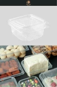 Plastik Sızdırmaz Kapaklı Kap 250 Gr Cc 50 Adet - 1