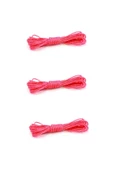 Çamaşır İpi 10 Metre x 3 Adet Kırmızı - 1
