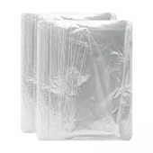Naylon Torba 25x40cm Üçlük Şeffaf Şeker Bakliyat Bakkaliye Torbası/Dolap Poşeti Kalın 1kg - 1