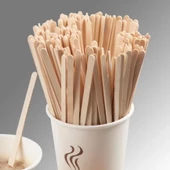 Ahşap Karıştırıcı (Bambu) 500 Adet - 1