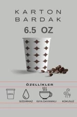 Karton Çay-Kahve  Bardağı (6.5oz) 100 Adet - 3
