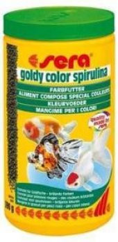 Sera Goldy Color Spirulina Balık Yemi 1000Ml / 390Gr - 1