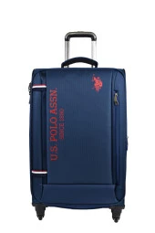 U.S. Polo Assn. Valiz Orta Boy Lacivert Kumaş Valiz thumbnail 1