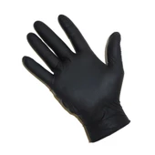 Çok Amaçlı Siyah Nitril Pudrasız Eldiven L 100 Adet - 3