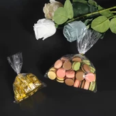 Parlak Bantsız Şeffaf Jelatin - Şekerleme, Aksesuar, Ürün Paketleme Poşeti 20x30cm 50 Adet - 4