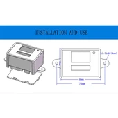 XH-W3002 Dijital Termostat Sıcaklık Kontrol Cihazı 220V 1500W, Kuluçka Termostat - 6