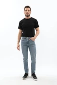 Erkek Likralı Slim Jean Pantolon - 4