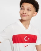 Türkiye Milli Takım Beyaz Çocuk Forması Orijinal Taraftar Forması Hediyelik Ahşap Kutulu - 4