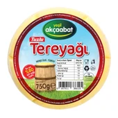 Yeşil Akçaabat Trabzon Tereyağı Tuzlu 750 gr - 1