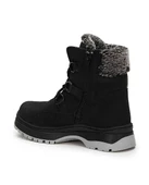 Vicco Alexis Hafif Unisex Siyah Fermuarlı Kürklü Kışlık Çocuk Botu thumbnail 3