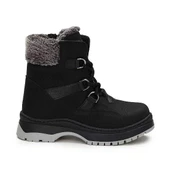 Vicco Alexis Hafif Unisex Siyah Fermuarlı Kürklü Kışlık Çocuk Botu thumbnail 2