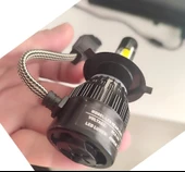 Motosiklet H4 Xenon Power Led 12V 4000LM 6000K Beyaz Işık - 4