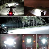 Motosiklet H4 Xenon Power Led 12V 4000LM 6000K Beyaz Işık - 5