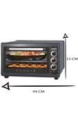 TANQ Kek Ustası Siyah Mini Fırın Tmf-3600 - 3