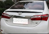 Toyota Corolla 2014 Bagaj Üstü İnce Spoiler Parlak Siyah Boyalı İthal Ürün Plastik - 1